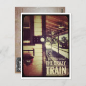 trein briefkaart (Voorkant / Achterkant)