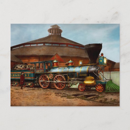 Trein - Burgeroorlog - Generaal Haupt 1863 Briefkaart (Voorkant)