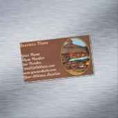 Trein - Burgeroorlog - Generaal Haupt 1863 Visitekaartje Magneet (Voorbeeld)