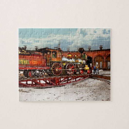 Trein - Burgeroorlog - Love me tender 1869 Legpuzzel (Horizontaal)