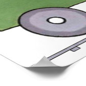 Trein canvas schilderij poster (Hoek)