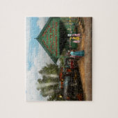 Trein - Catskills, NY - Wachten op vertrek 1902 Legpuzzel (Verticaal)