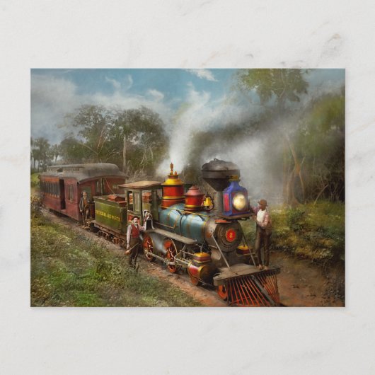 Trein - De Celestial Railroad 1896 Briefkaart (Voorkant)