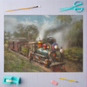 Trein - De Hemelse Spoorweg 1896 Tissuepapier (Craft)