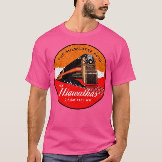 Trein de Milwaukee Road De Hiawathas Sty T-shirt