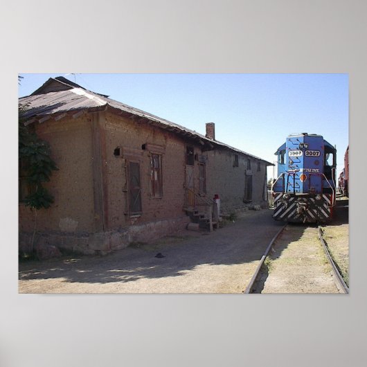 trein depot poster (Voorkant)