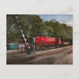 Trein - Diesel - Let op de locomotief Briefkaart