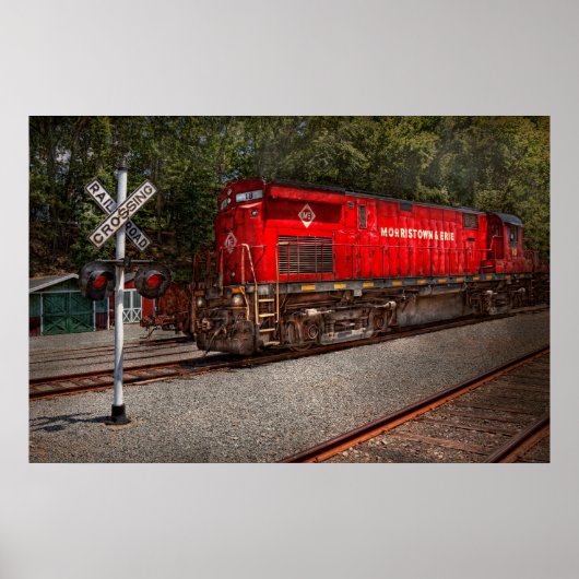 Trein - Diesel - Morristown Erie Poster (Voorkant)