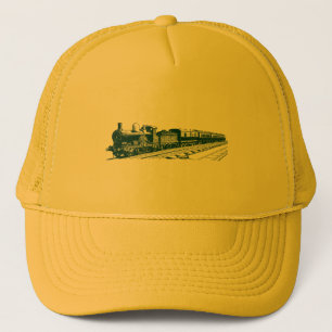  trein - Donkergroen Trucker Pet