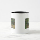 Trein door Wooden CanyonMt. Lowe, CA Mok (Midden)