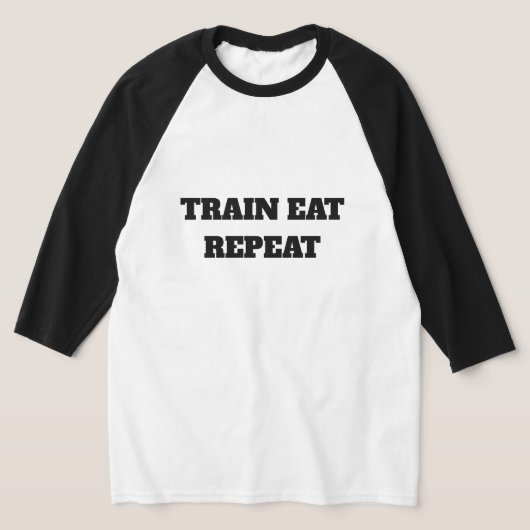 Trein Eet Herhaal T-shirt (Laagn)
