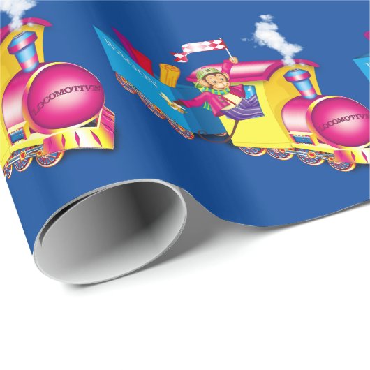 trein en auto cadeaupapier (Rol Hoek)