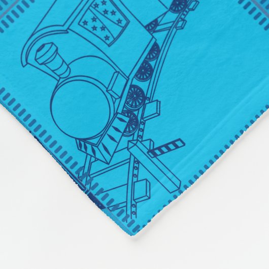 trein en auto fleece deken (Hoek)