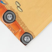 trein en auto fleece deken (Hoek)