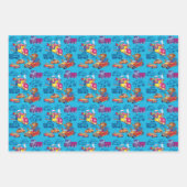 trein en auto inpakpapier vel (Voorkant)