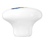 trein en auto keramische knop (Zijkant)