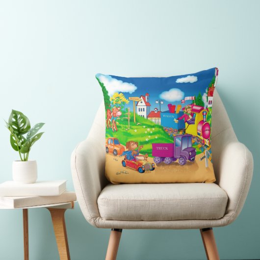 trein en auto kussen (Stoel)