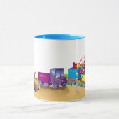 trein en auto mok (Midden)