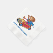 trein en auto servetten (Hoek)