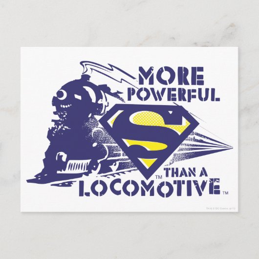 Trein en Logo Briefkaart (Voorkant)