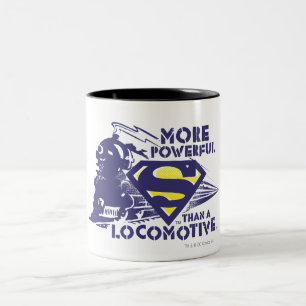 Trein en Logo Tweekleurige Koffiemok