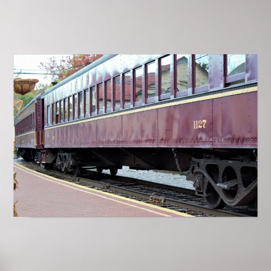 Trein Foto Poster (Voorkant)
