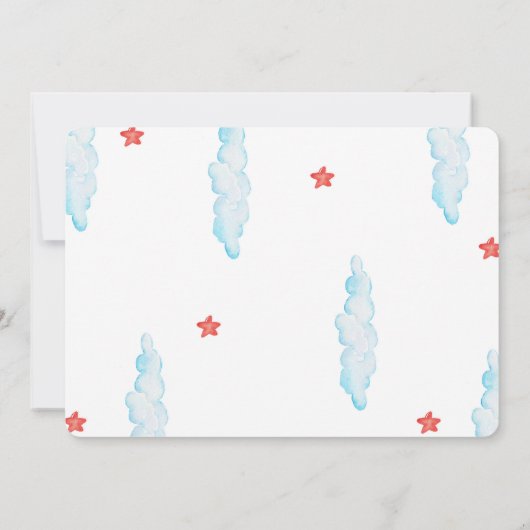 Trein Foto Uitnodigingen (Achterkant)