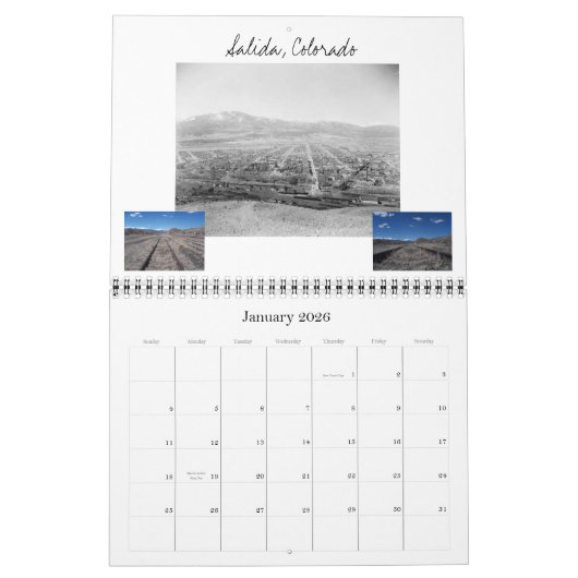 Trein geïnspireerd kalender (Jan 2026)