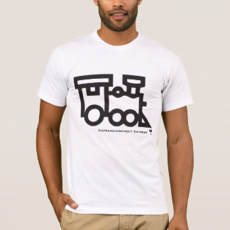 trein, glas, Enfranchisement Express - Gepersonali T-shirt