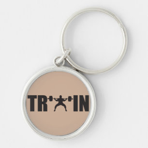 TREIN - Gym Motivatie Sleutelhanger