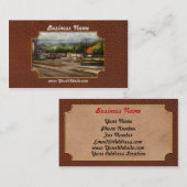 Trein - Het treinkerkhof Visitekaartje (Voorkant / Achterkant)