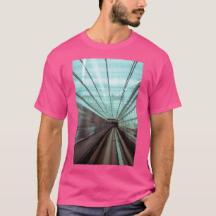 Trein in beweging t-shirt