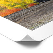 Trein in bij Silverton Poster (Hoek)