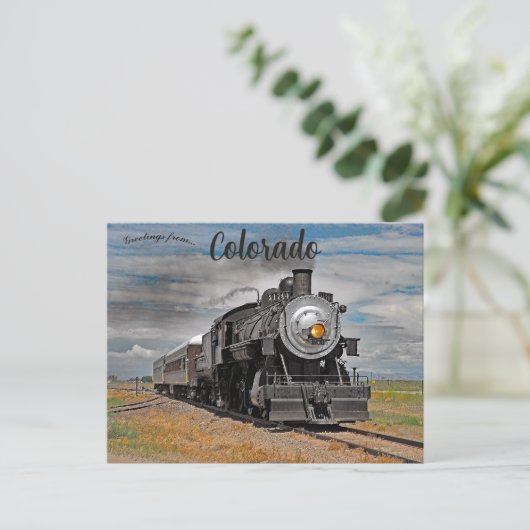 Trein in Colorado Briefkaart (Staand voorkant)