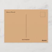 Trein in Colorado Briefkaart (Achterkant)