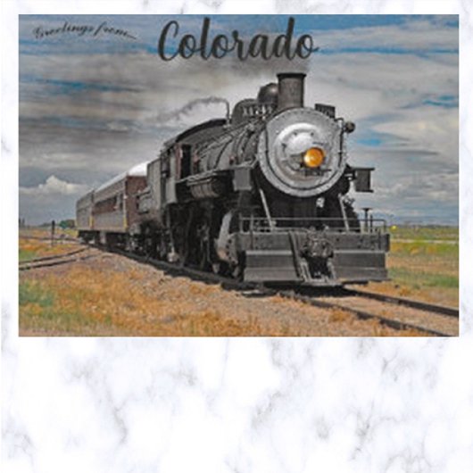 Trein in Colorado Briefkaart
