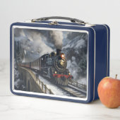 Trein in de bergen (In situ)