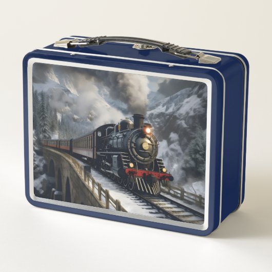 Trein in de bergen (Achterkant)