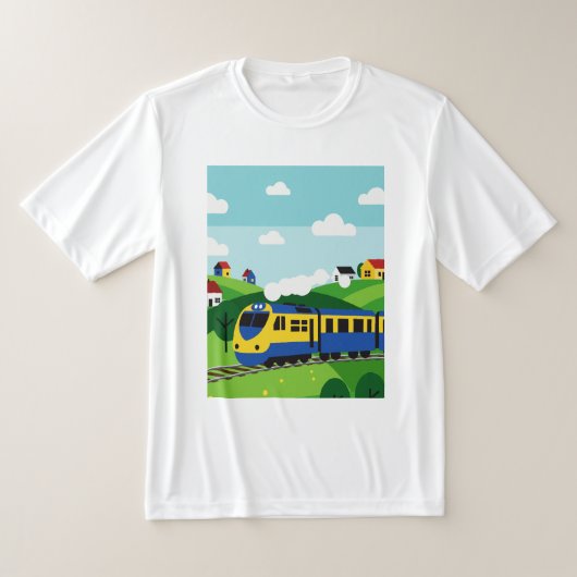 Trein in de bergen t-shirt (Laagn)