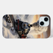 Trein in de besneeuwde bergen Case-Mate iPhone case (Achterkant (horizontaal))