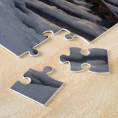 Trein in de winteravond legpuzzel (Zijkant)