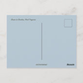 Trein in Durbin West Virginia Briefkaart (Achterkant)