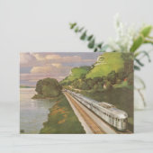 trein in het land, Kaart van de Vacation Railroad (Staand voorkant)