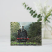 Trein in in Melbourne, Australië Briefkaart (Staand voorkant)