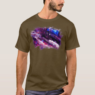 Trein in in ruimte 1 t-shirt