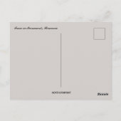 Trein in Maramureș Roemenië Briefkaart (Achterkant)