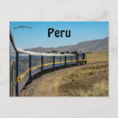 Trein in Peru Briefkaart (Voorkant)