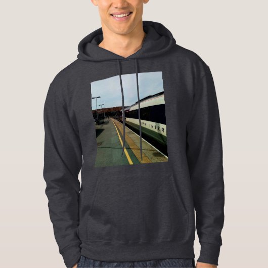 trein in stijl hoodie (Voorkant)