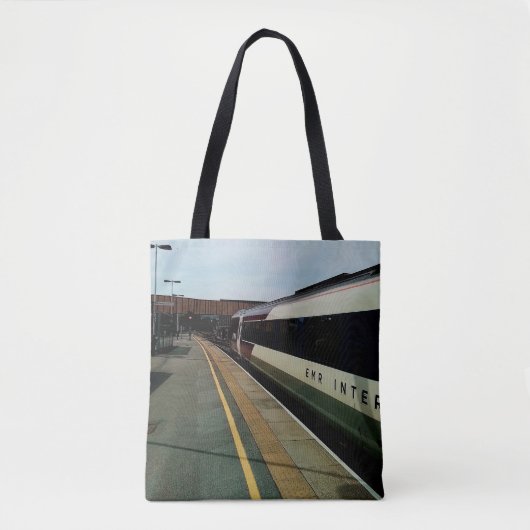 trein in  stijl tote bag (Voorkant)