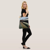 trein in  stijl tote bag (Op model)